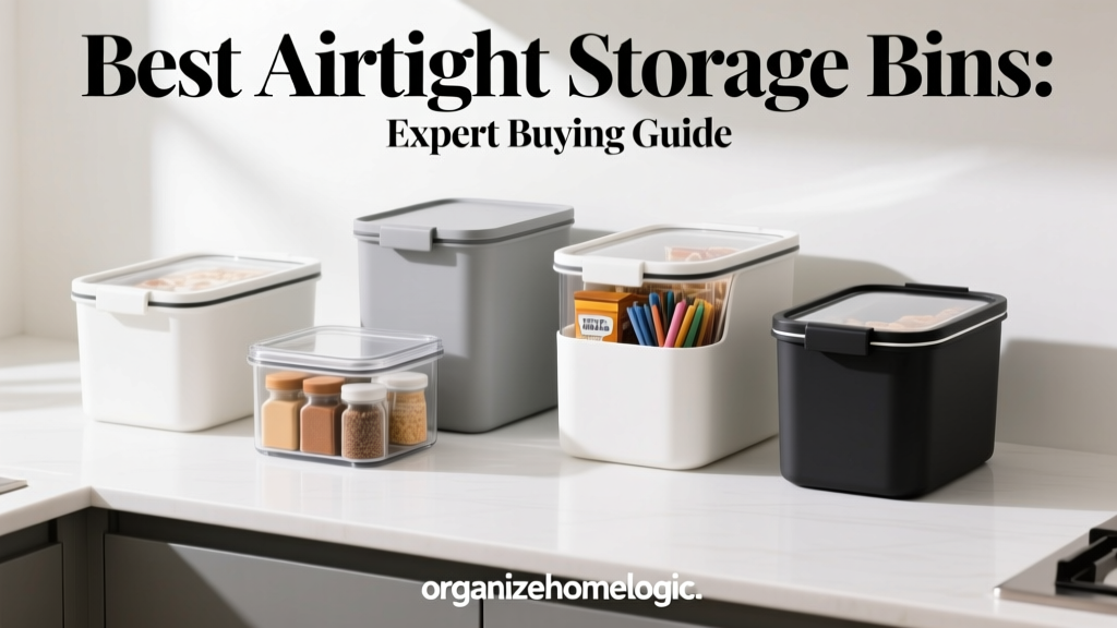 Best Airtight Storage Bins: Expert Buying Guide