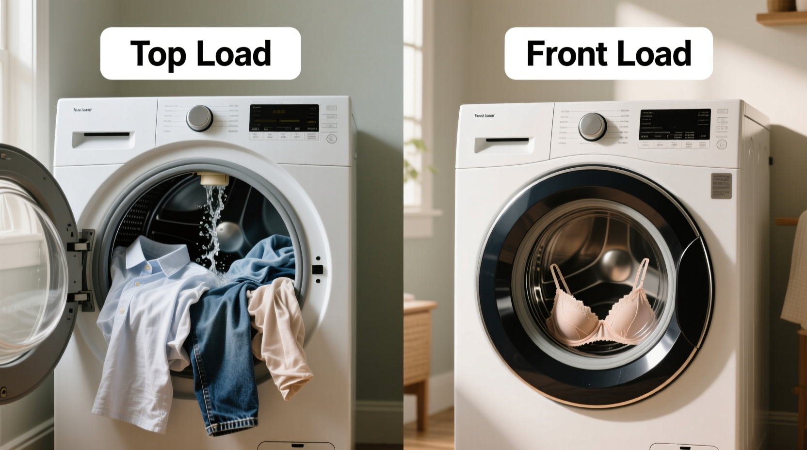 Top Load Vs Front Load Washer Which Actually Cleans Clothes Without ...