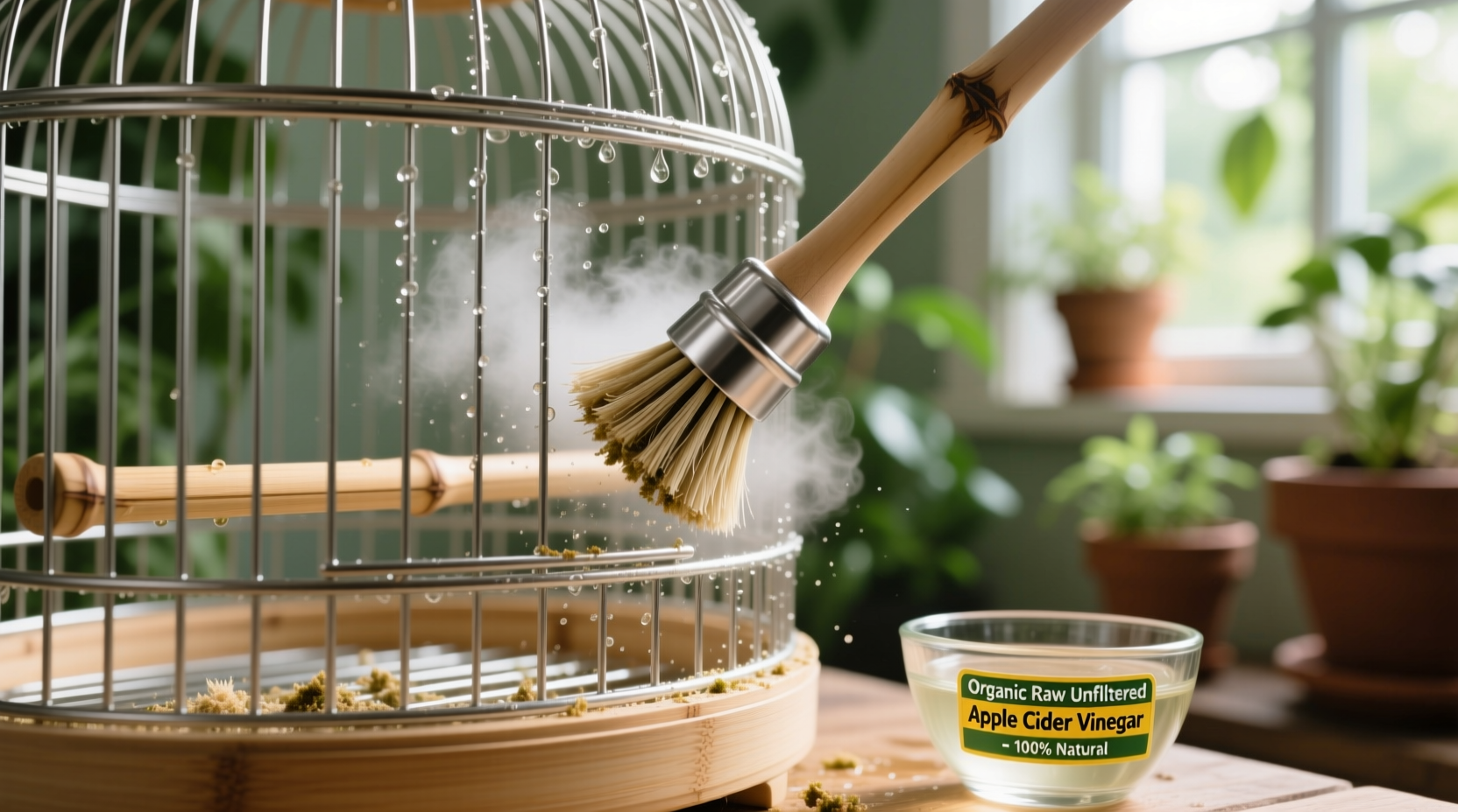 eco friendly bird cage cleaning tips