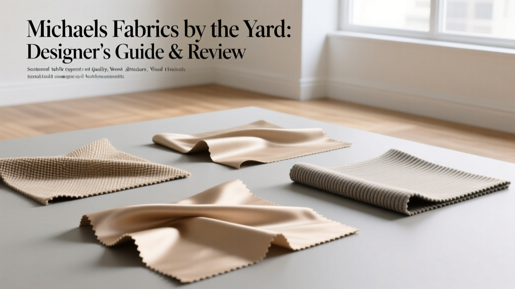 Michaels Fabrics by the Yard: Designer’s Guide & Review