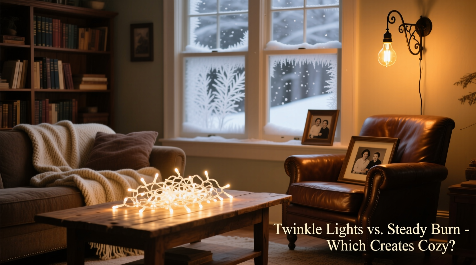 are twinkle lights better than steady burn for creating a cozy mood