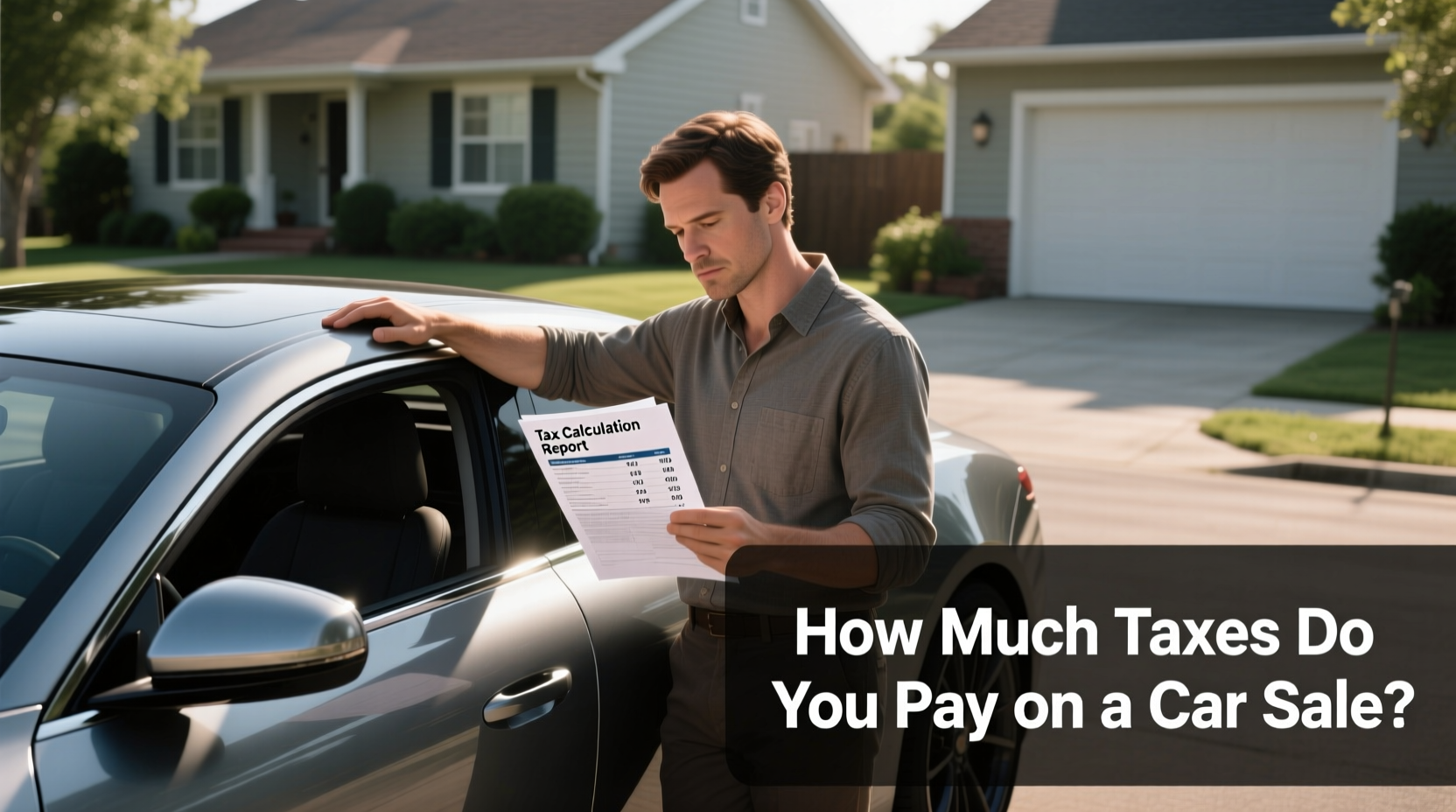 how much taxes do you pay on a car sale