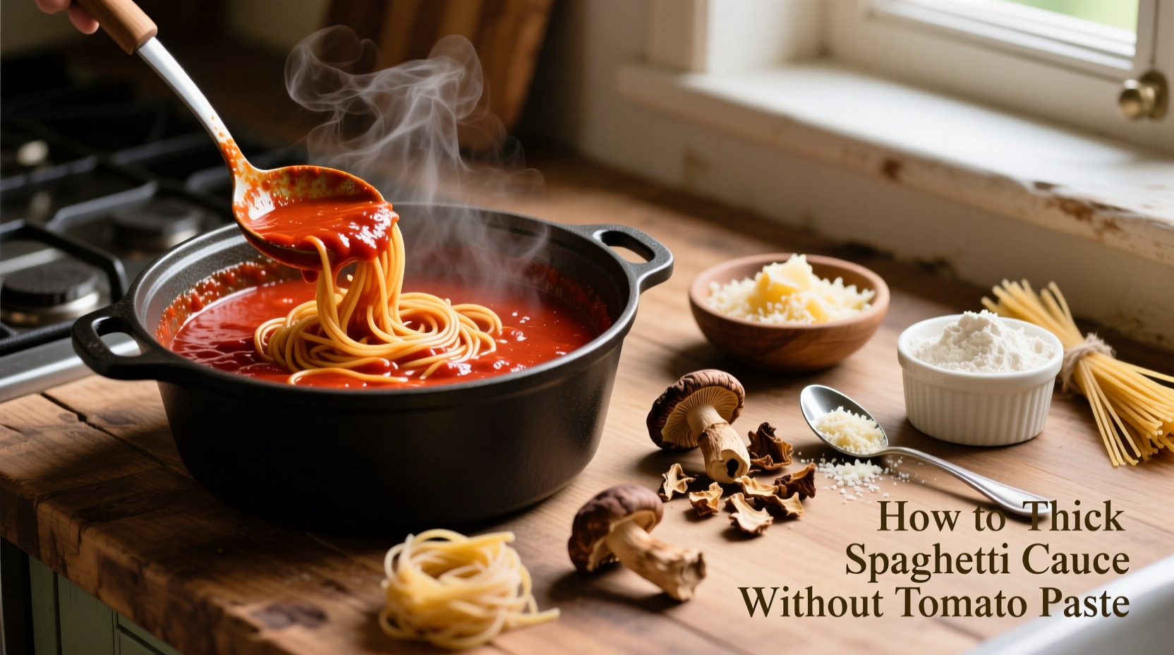 Thicken Spaghetti Sauce Without Tomato Paste: 5 Proven Methods