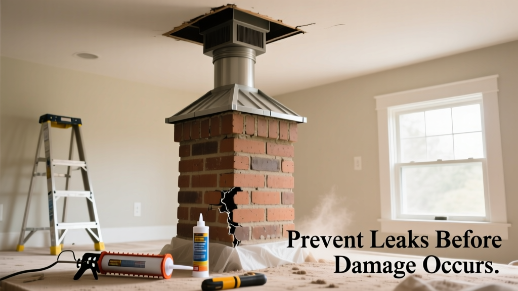 How to Prevent Chimney Leaking Before Damage Occurs