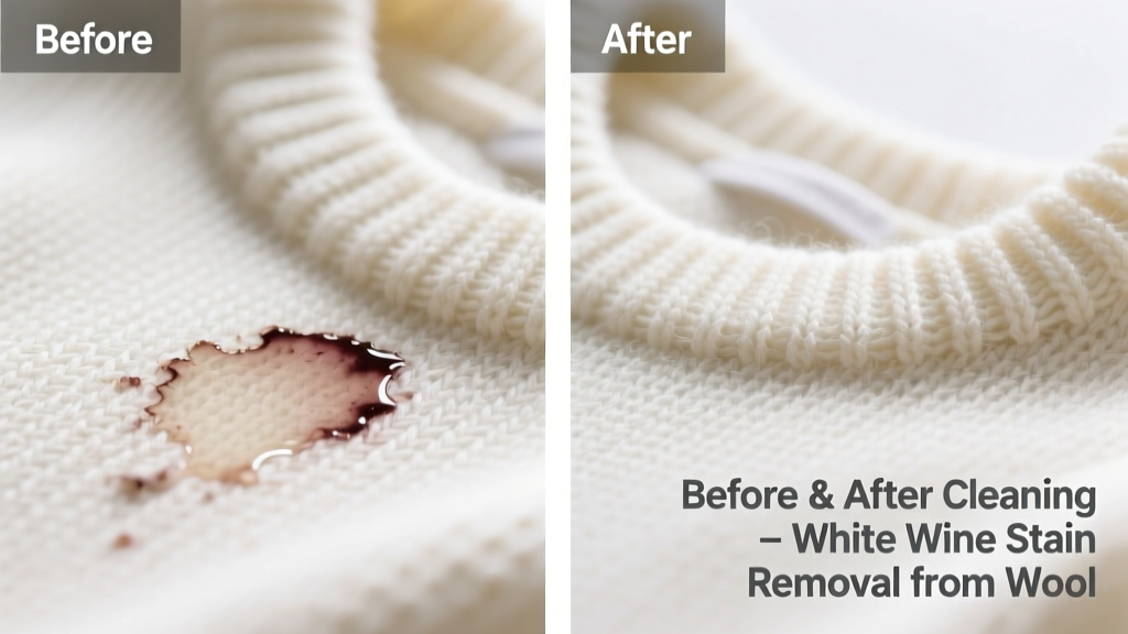 How to Remove White Wine from Wool Safely