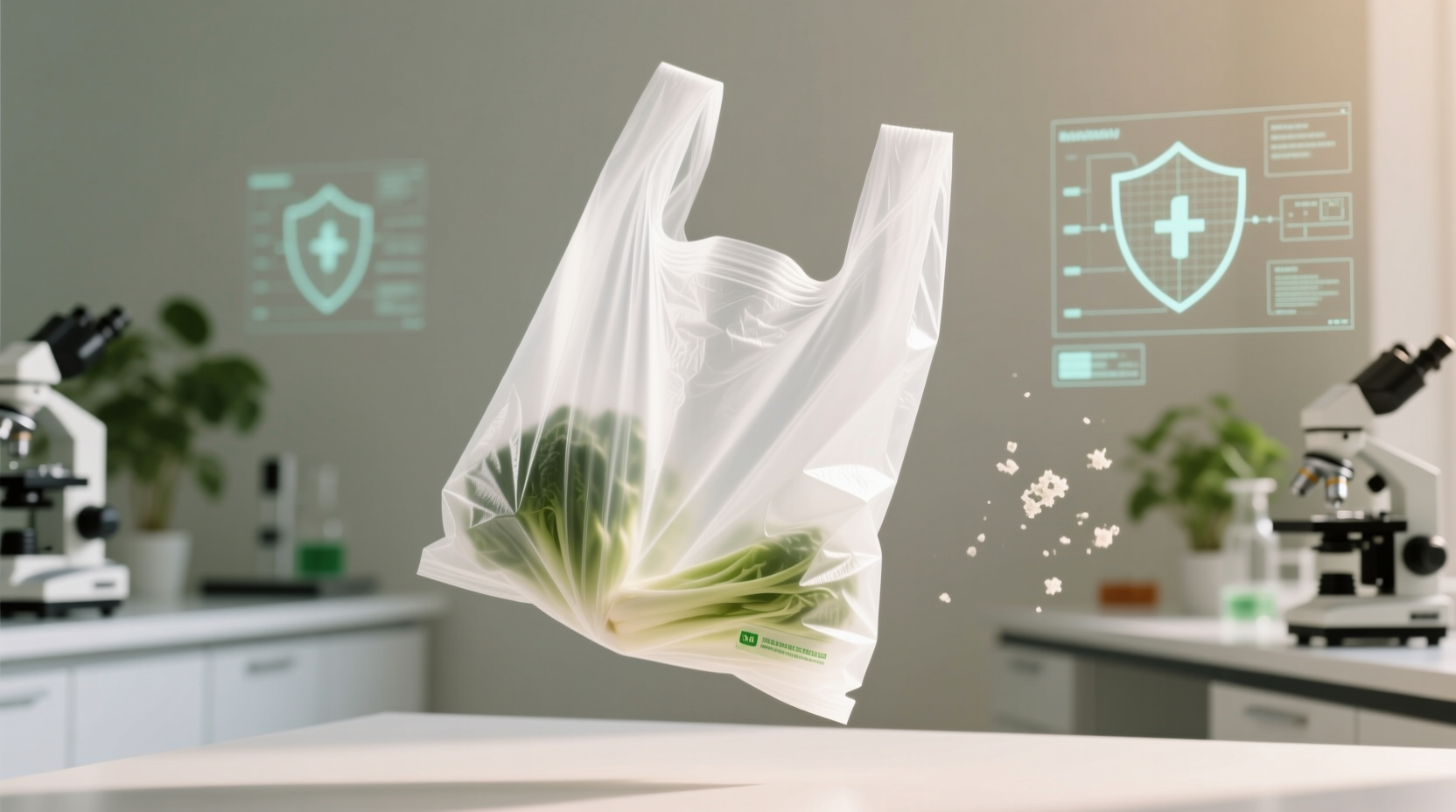 how to sanitize produce bags without melting