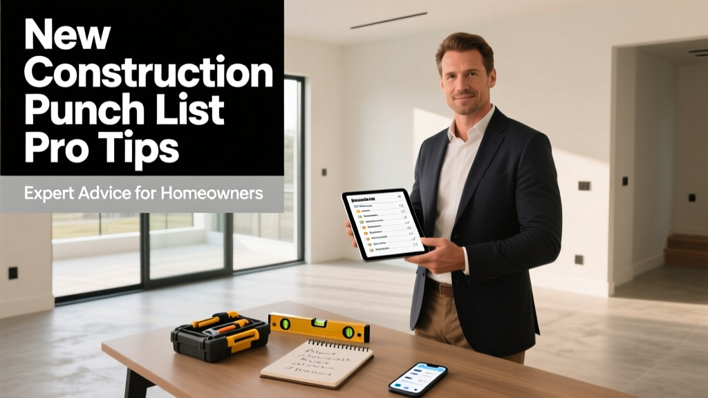 New Construction Punch List: Pro Tips for Homeowners