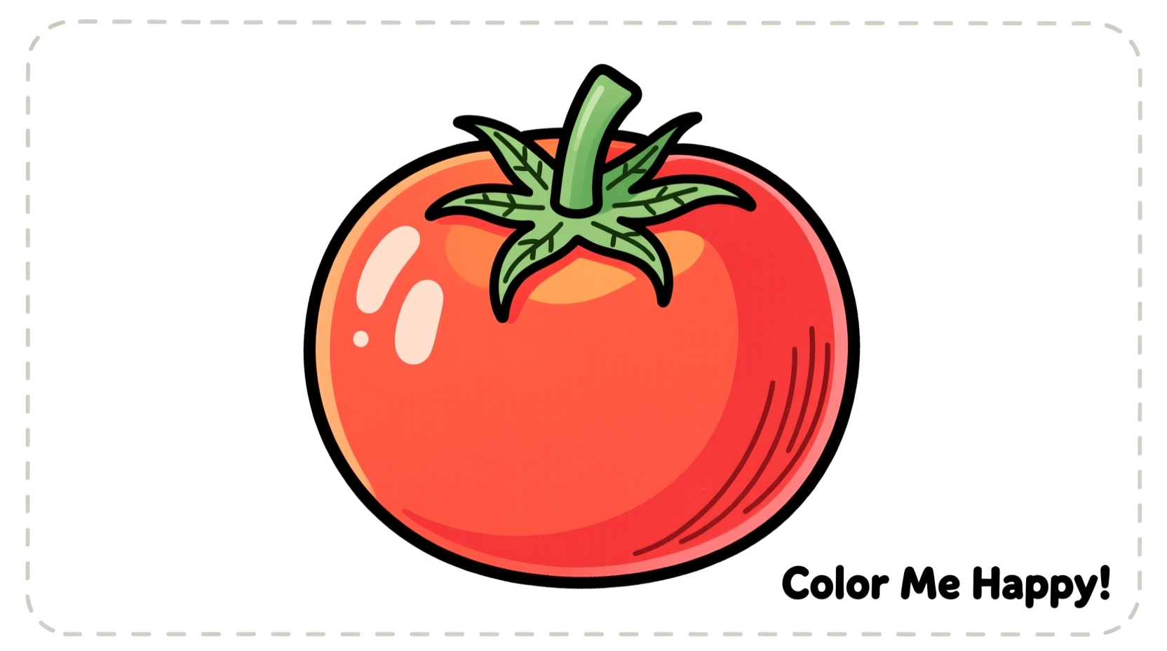 Free Tomato Coloring Pages: Educational Resources for Kids