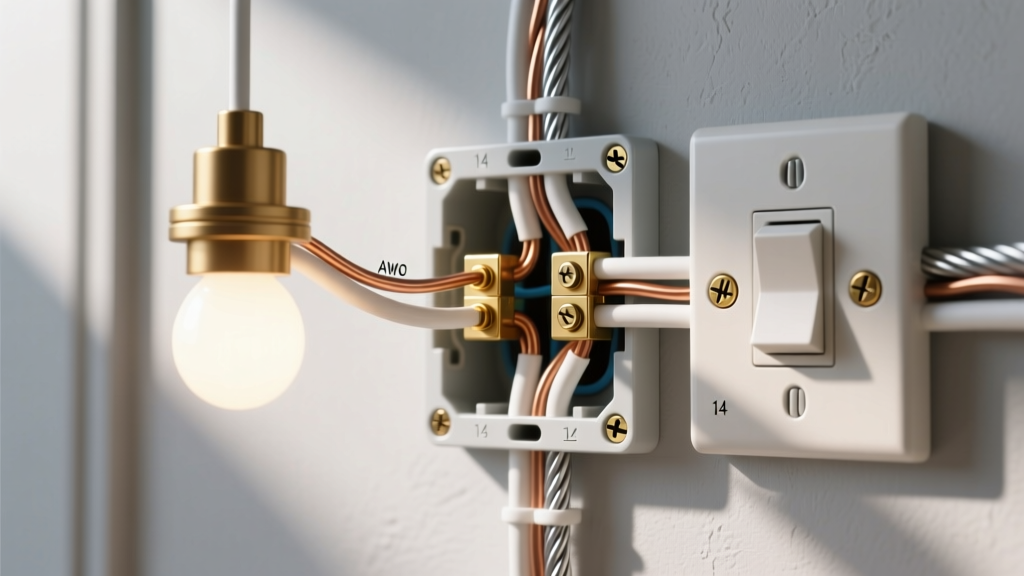 How to Wire a Single Light Fixture and Switch: A Step-by-Step 14 AWG Guide