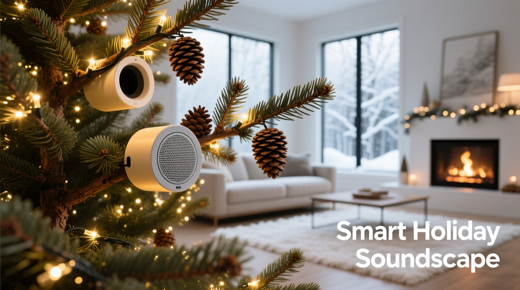 why are hidden speaker systems being installed in christmas trees