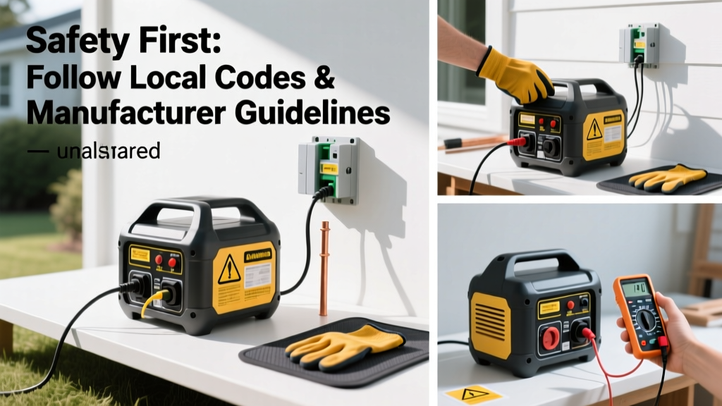 How to Install a Portable Generator Safely at Home
