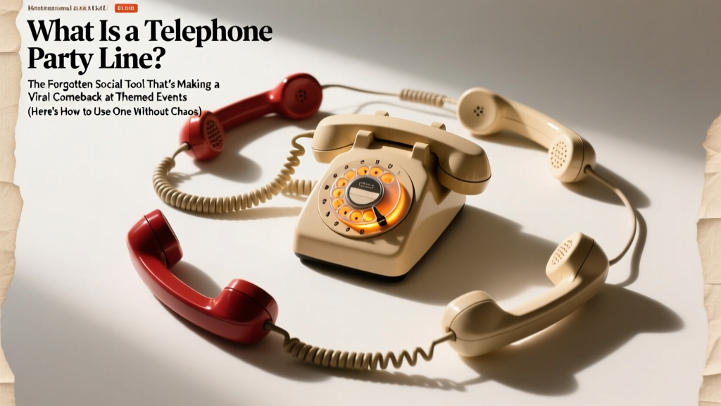 Telephone Party Line: History & Event Use (2026)