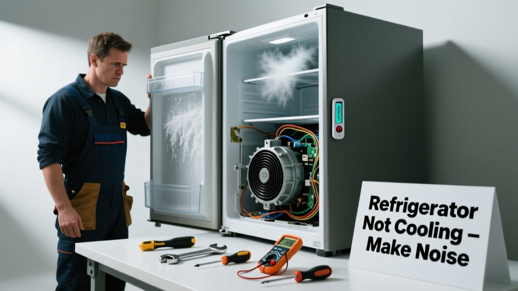 Refrigerator Not Cooling & Making Noise: Fix It Now