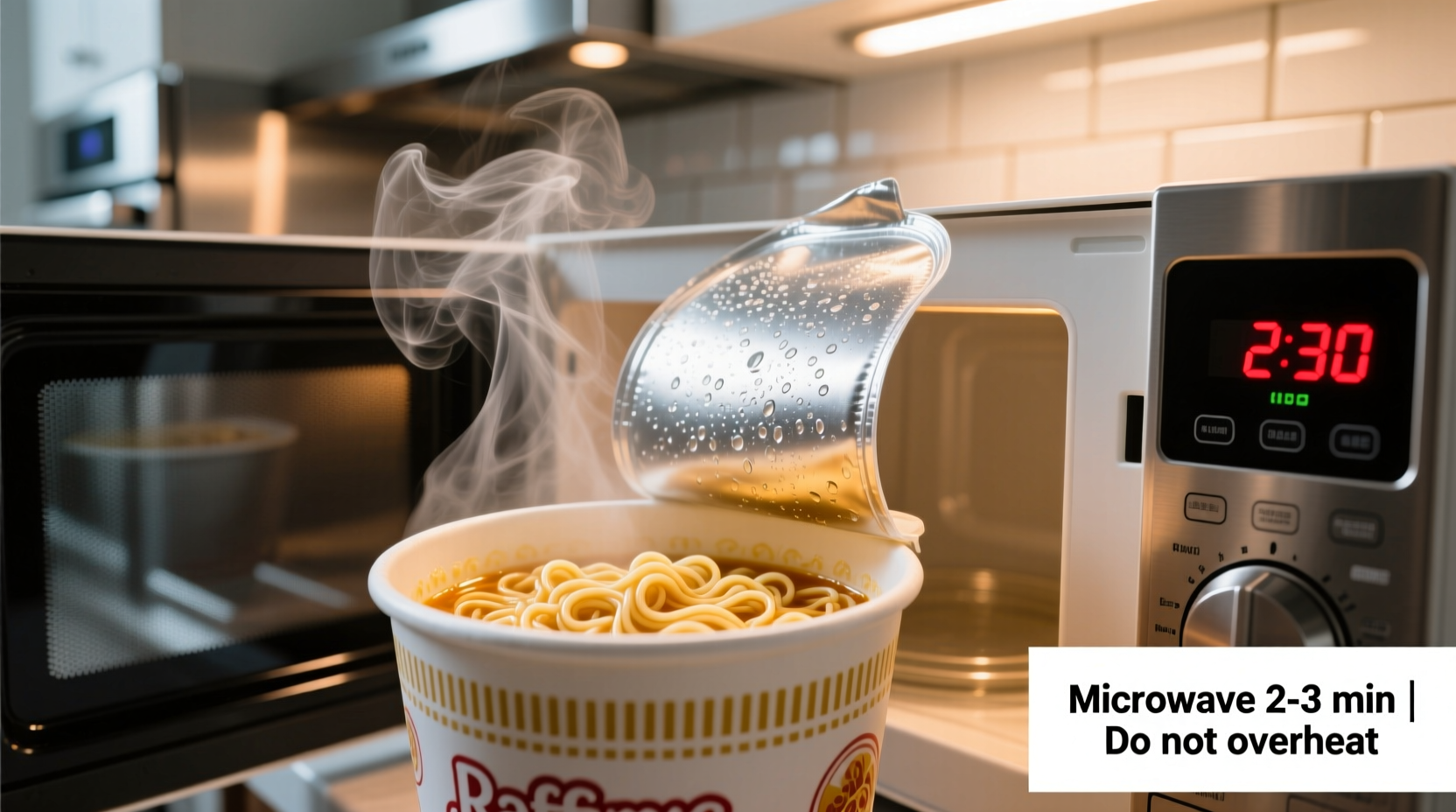 how long cook ramen in microwave