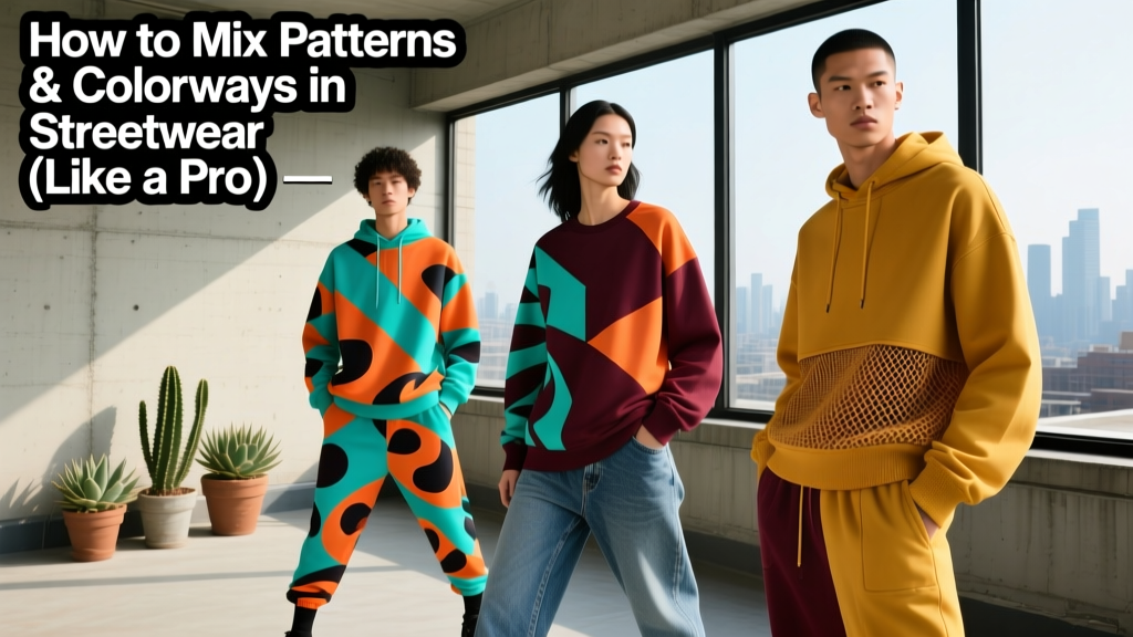 How to Mix Patterns & Colorways in Streetwear (Like a Pro)