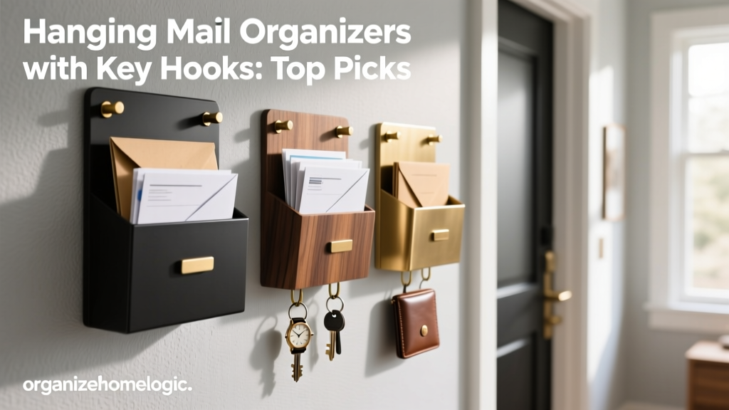 Hanging Mail Organizers with Key Hooks: Top Picks