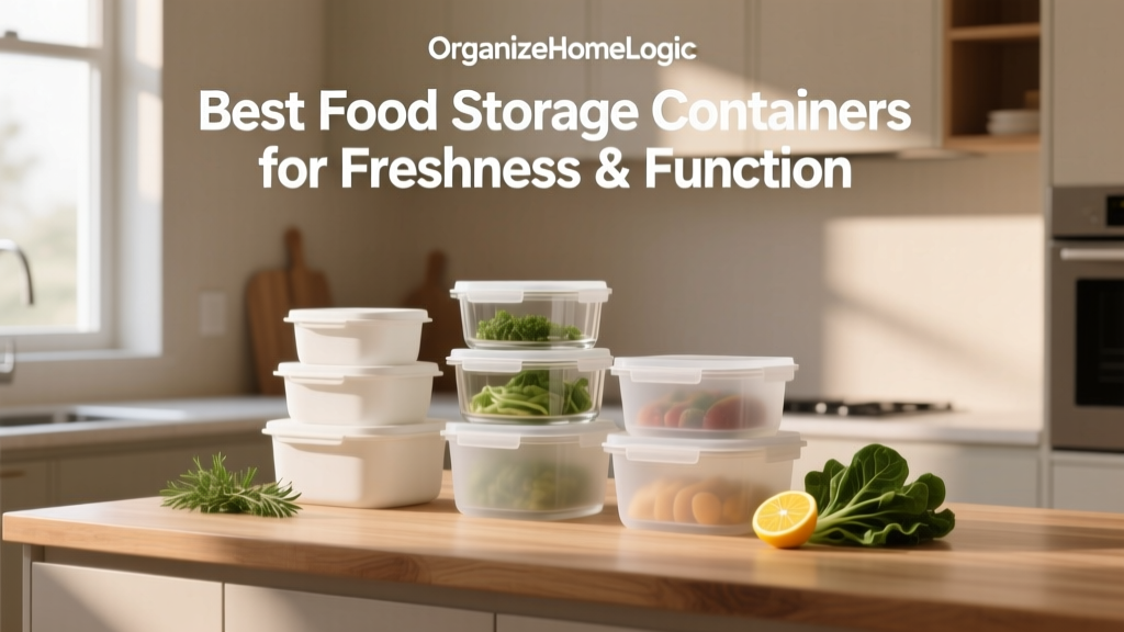 Best Food Storage Containers for Freshness & Function