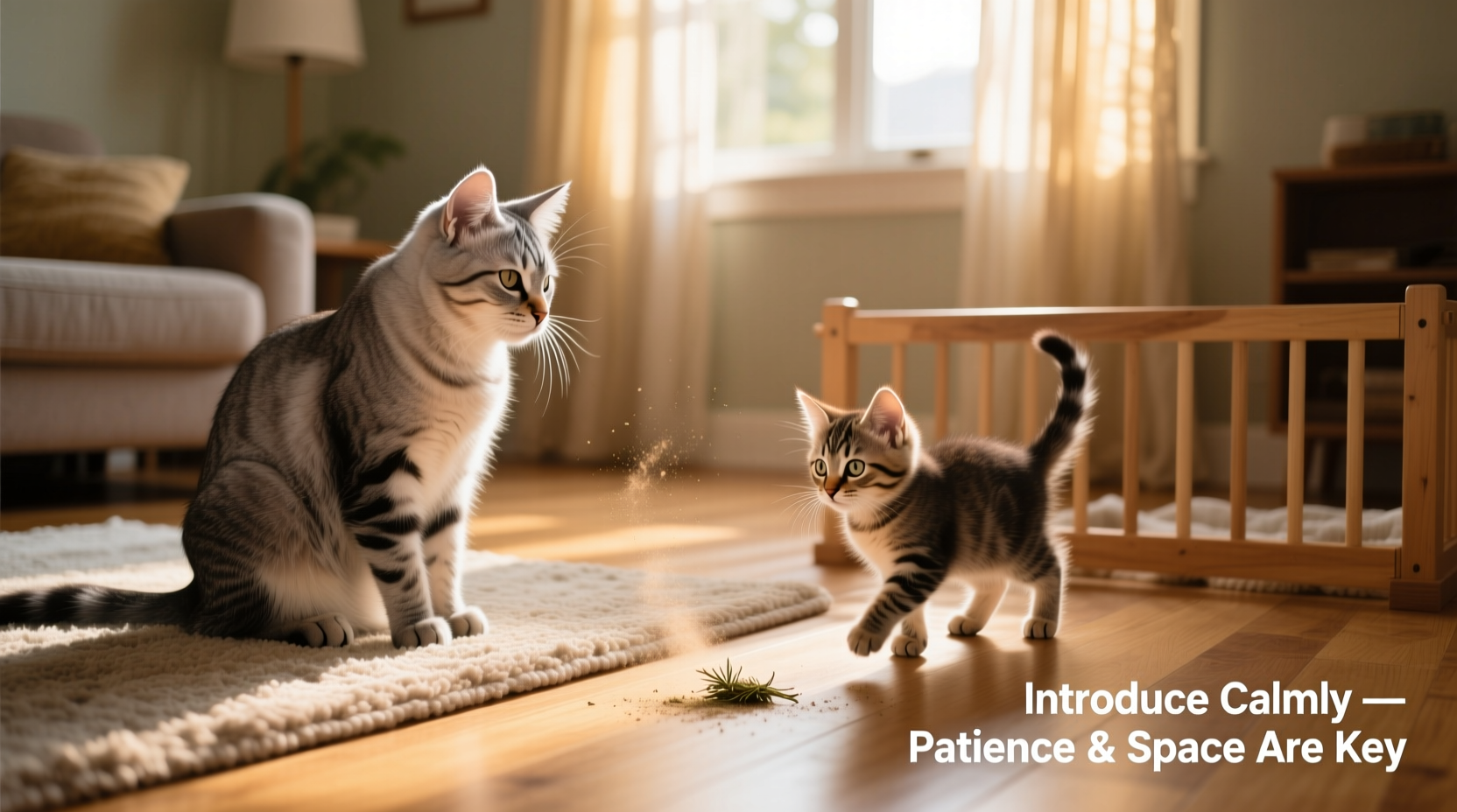 how to introduce a new kitten to a senior cat without triggering aggression