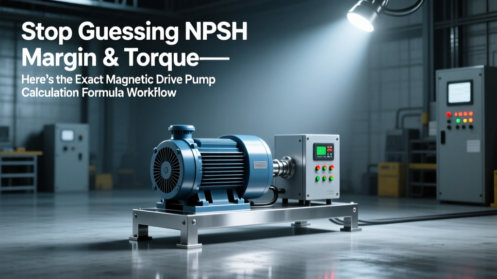 Magnetic Drive Pump Calculations: NPSH, Torque & API RP 14E