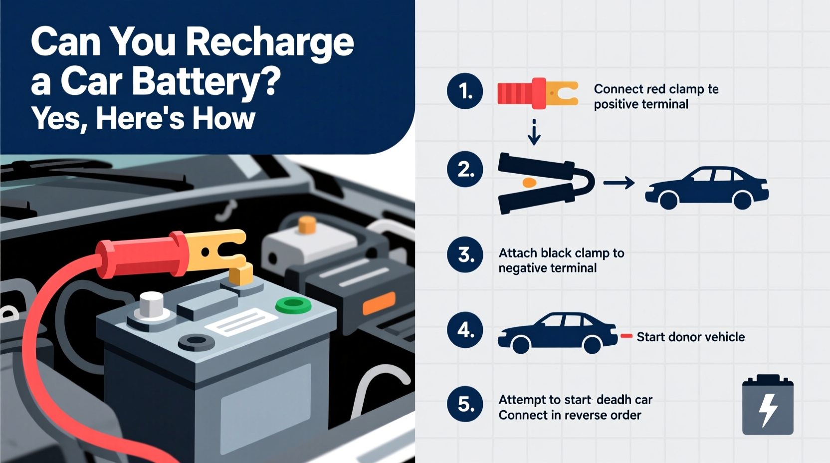 can you recharge a car battery