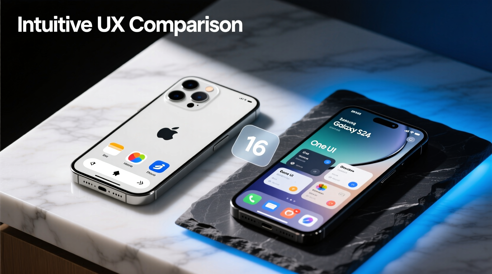 iphone 16 vs galaxy s24 which has the more intuitive user interface
