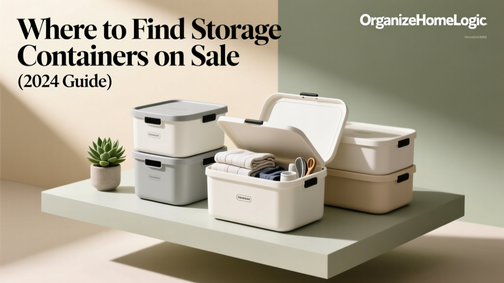 Where to Find Storage Containers on Sale (2024 Guide)
