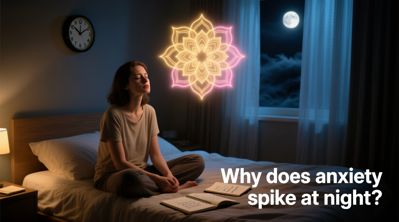 why does my anxiety spike at night and how to calm your mind