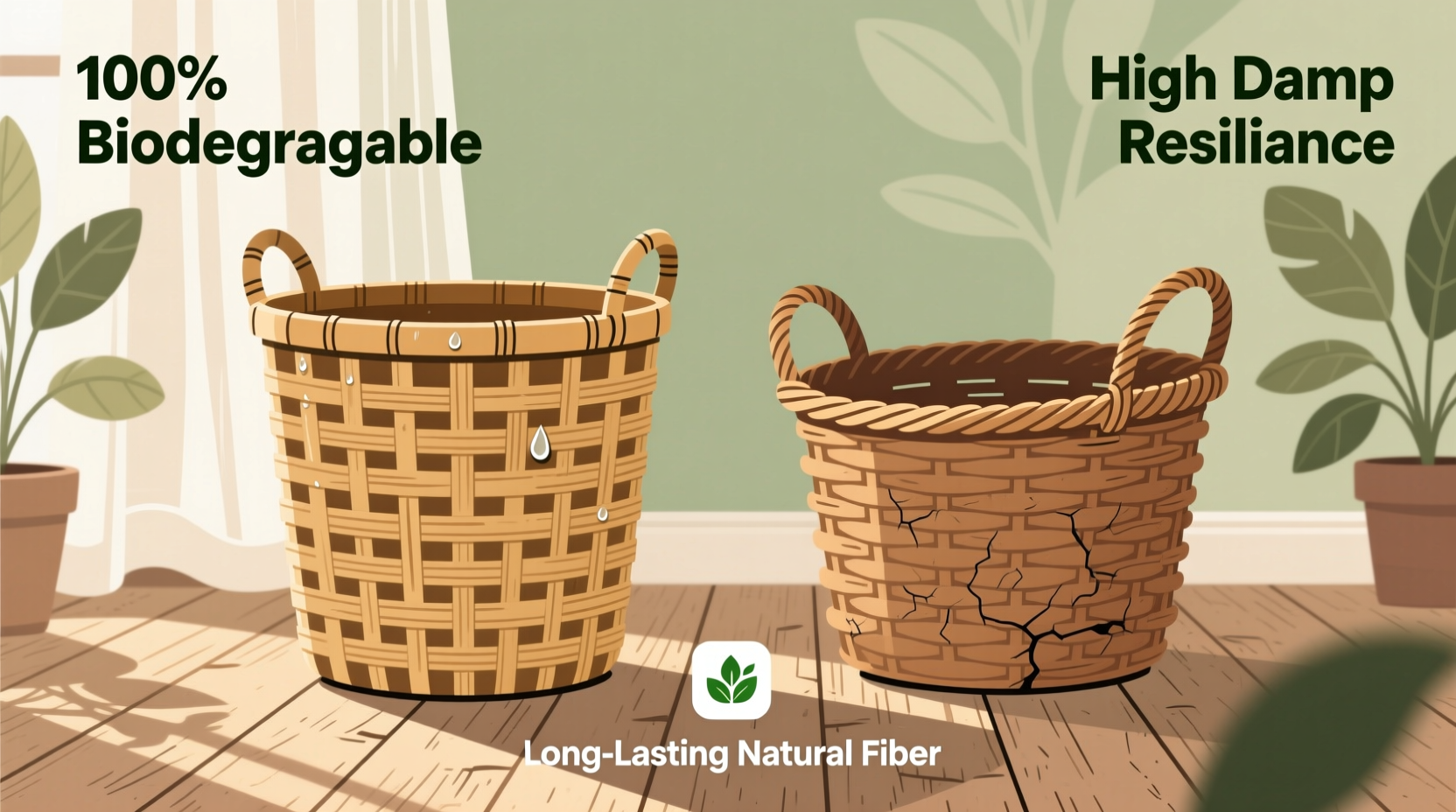 bamboo vs willow hamper damp resilience biodegradability head
