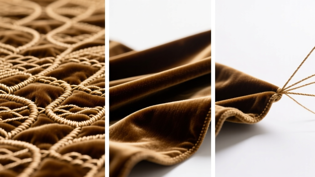 Embroidered Velvet Material: Science, Structure & Sourcing