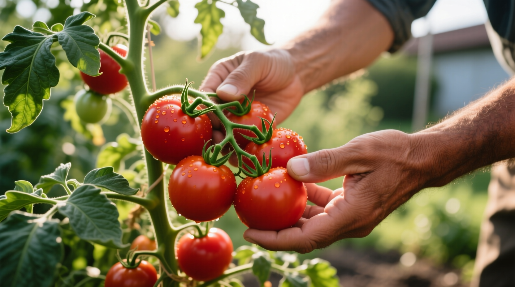 how to harvest tomatoes
