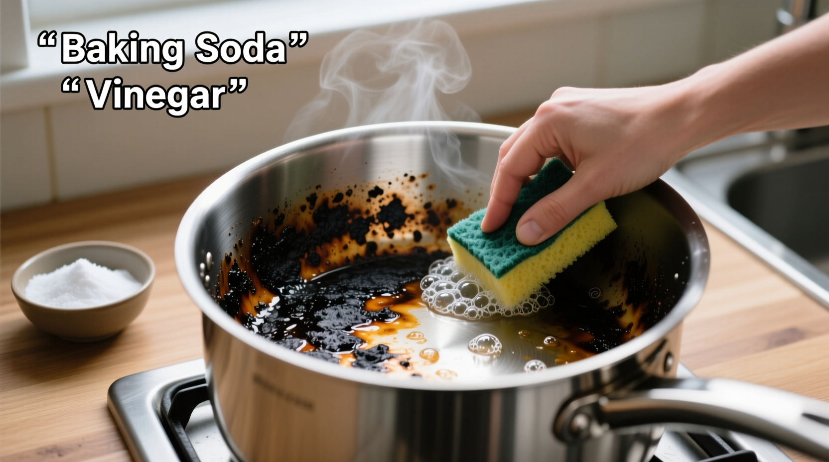 How to Remove Burnt Food From Pots Safely & Effectively