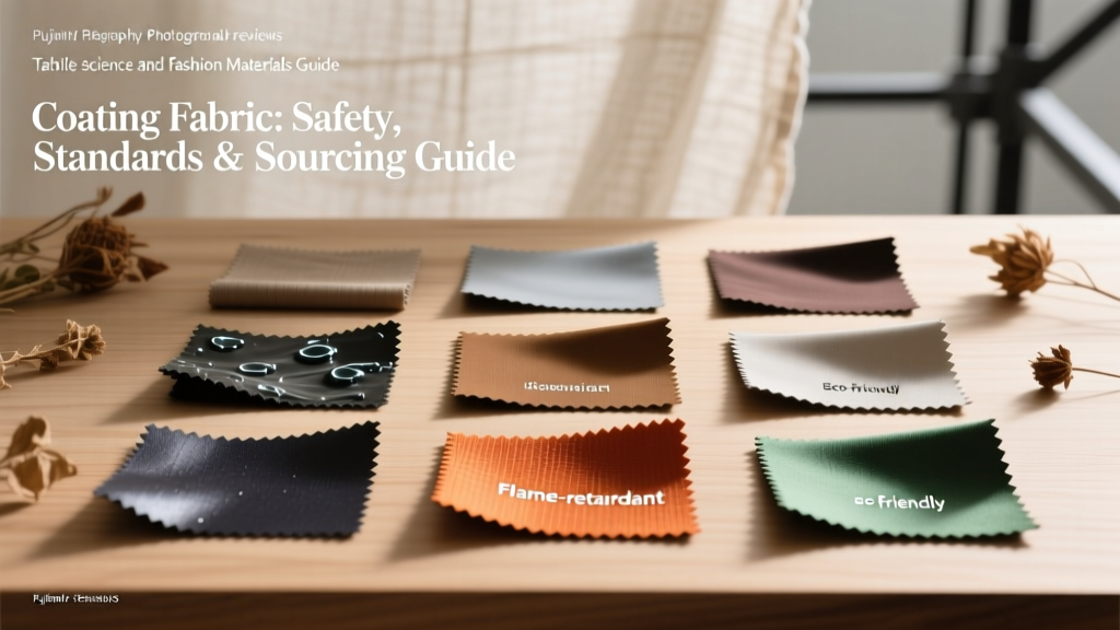 Coating Fabric: Safety, Standards & Sourcing Guide