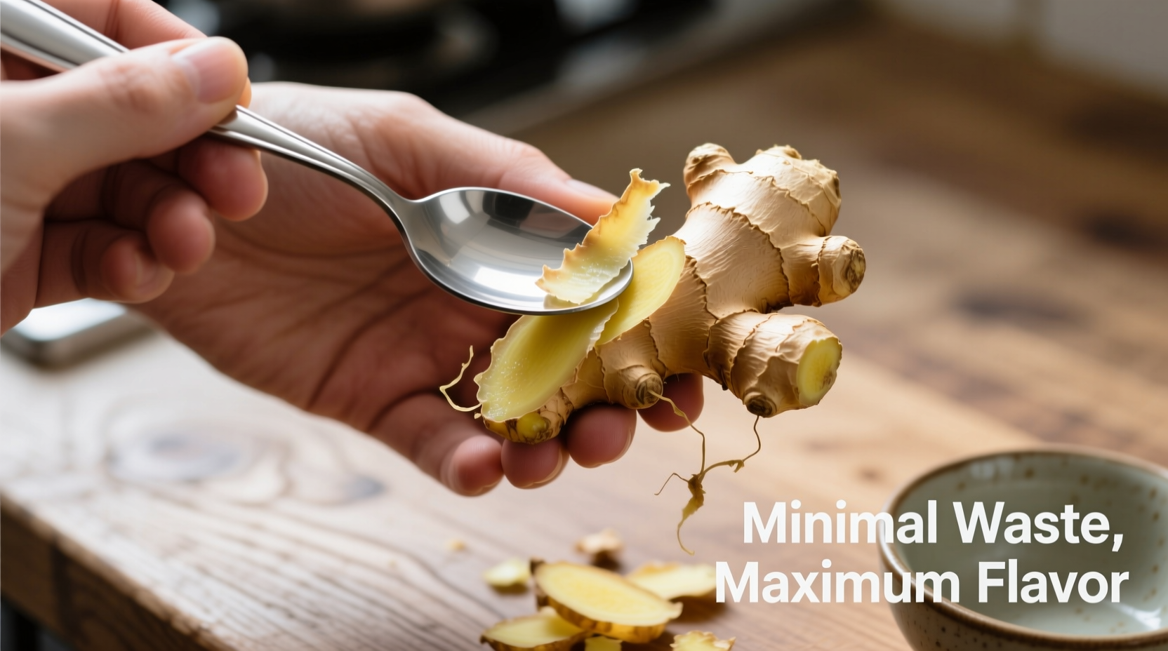 Ingwer schälen: Die effizienteste Methode mit Löffel