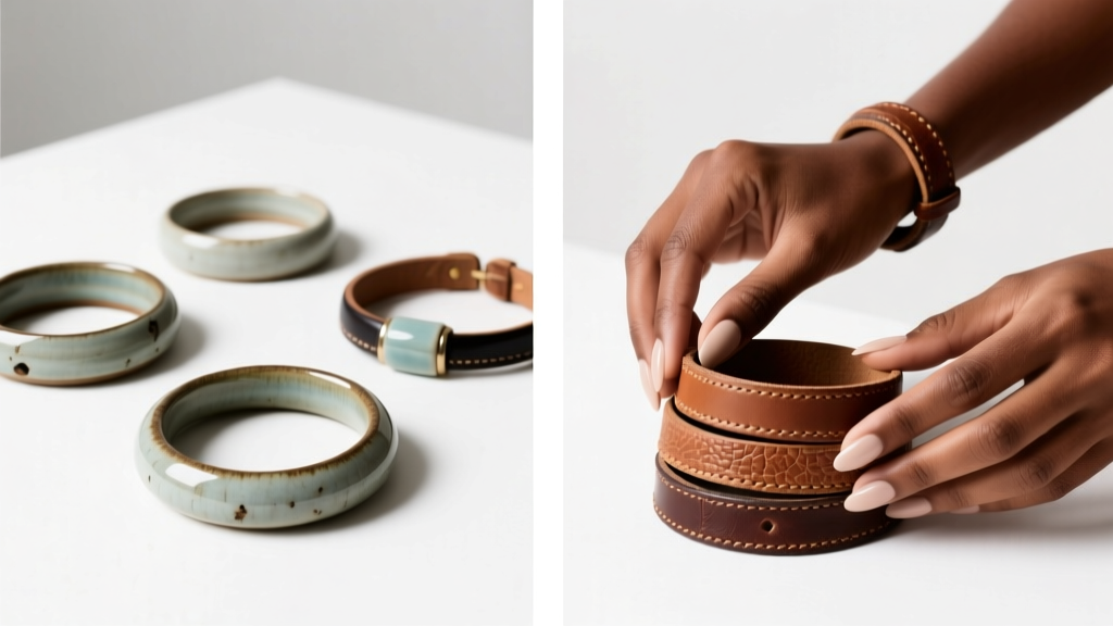 Ceramic vs Leather Bracelets: How They're Made & Styled