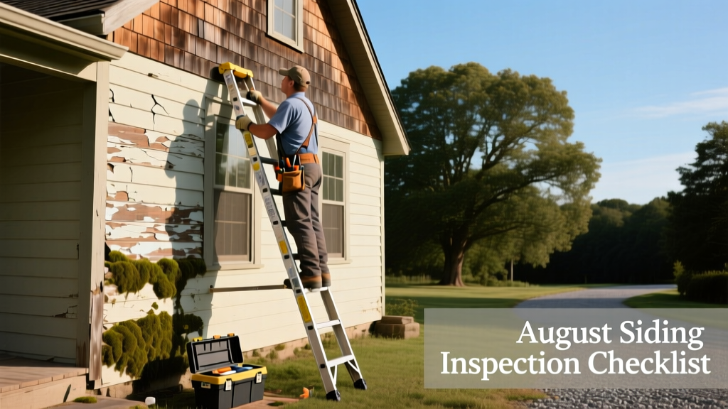 August Siding Inspection: Seasonal Maintenance Checklist
