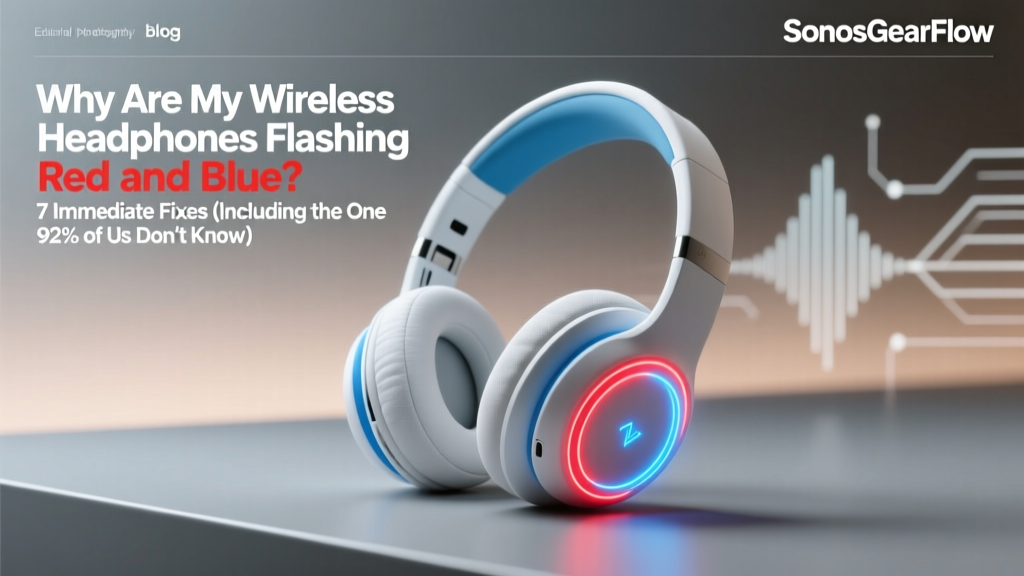 Wireless Headphones Flashing Red and Blue: Fixes