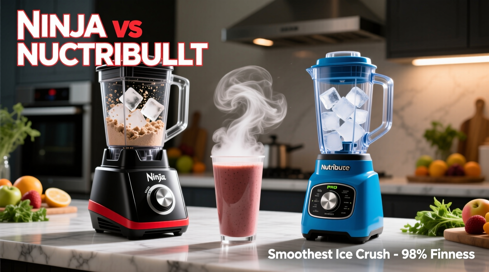ninja vs nutribullet blender for smoothies which crushes ice smoother