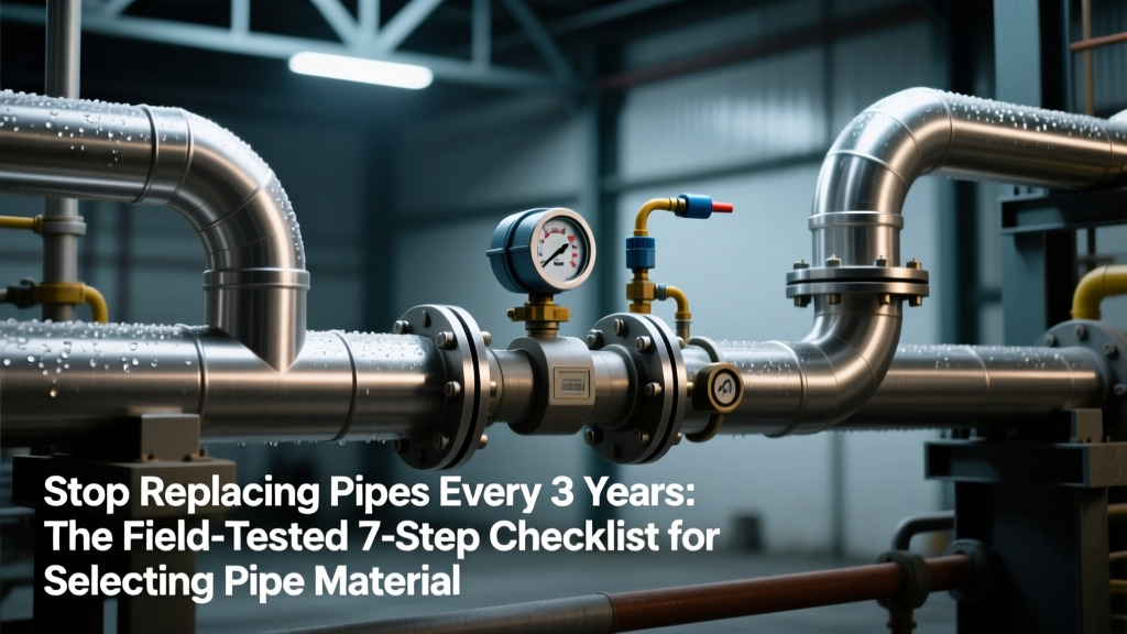 7-Step Pipe Material Selection Checklist (42 Sites)