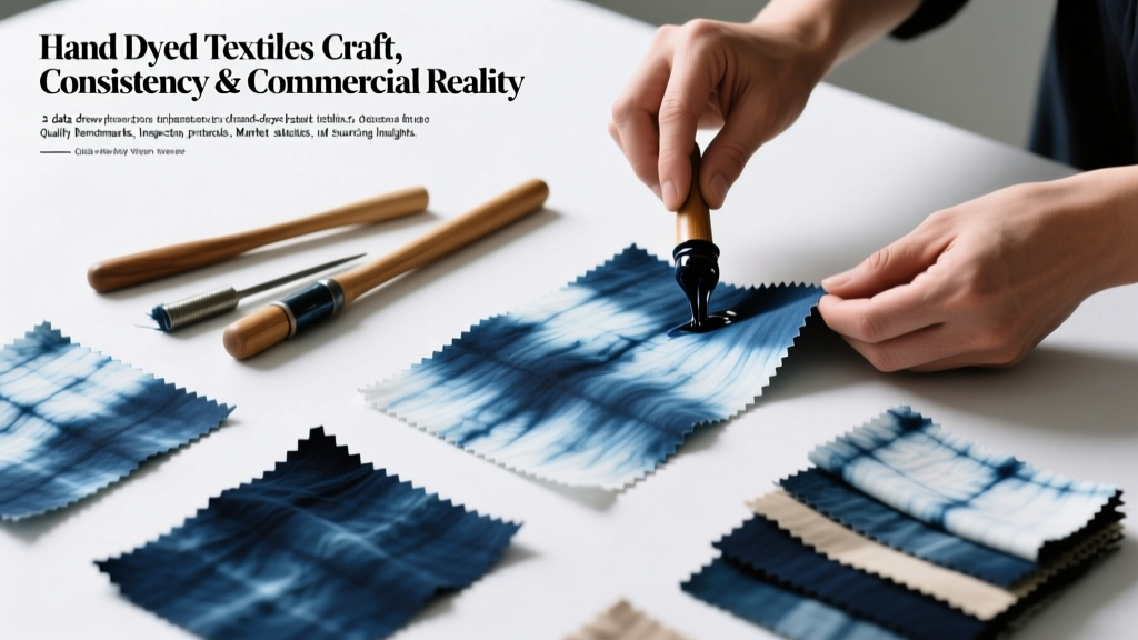 Hand Dyed Textiles: Craft, Consistency & Commercial Reality