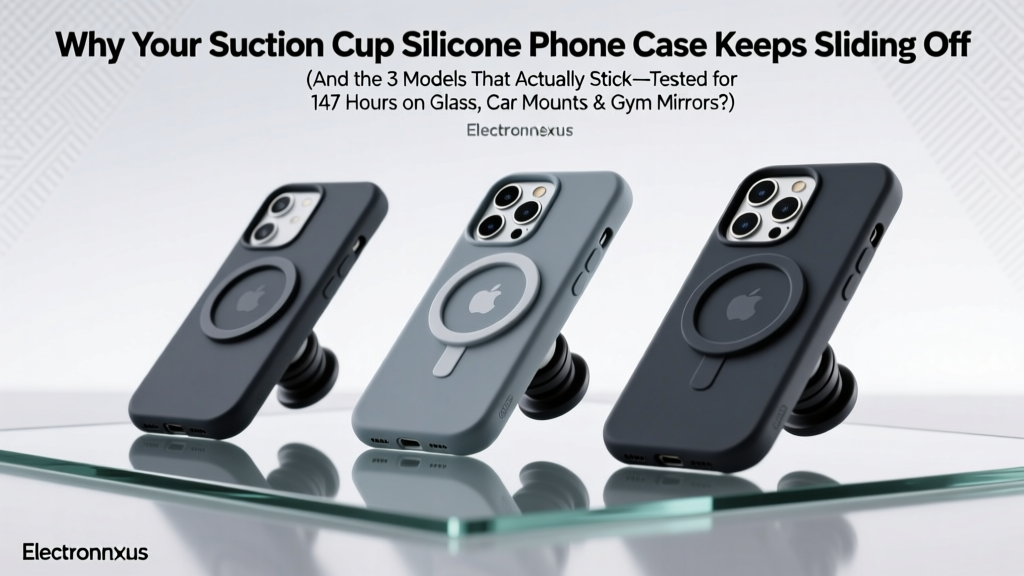 Why Your Suction Cup Silicone Phone Case Keeps Sliding Off (And the 3 Models That Actually Stick—Tested for 147 Hours on Glass, Car Mounts & Gym Mirrors)