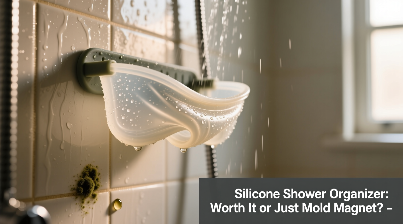 are silicone shower organizers worth it or do they just collect mold