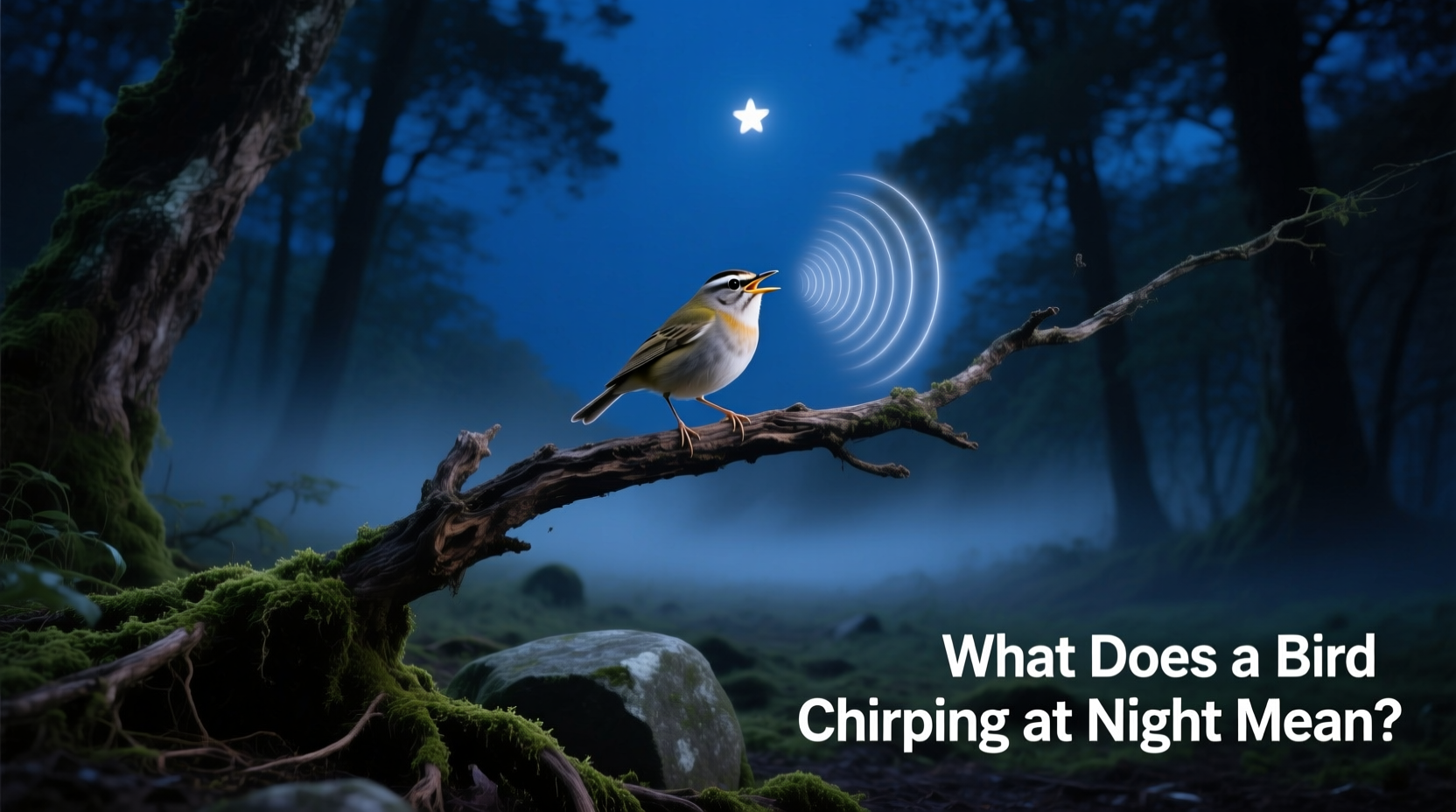 What Does a Bird Chirping at Night Mean?