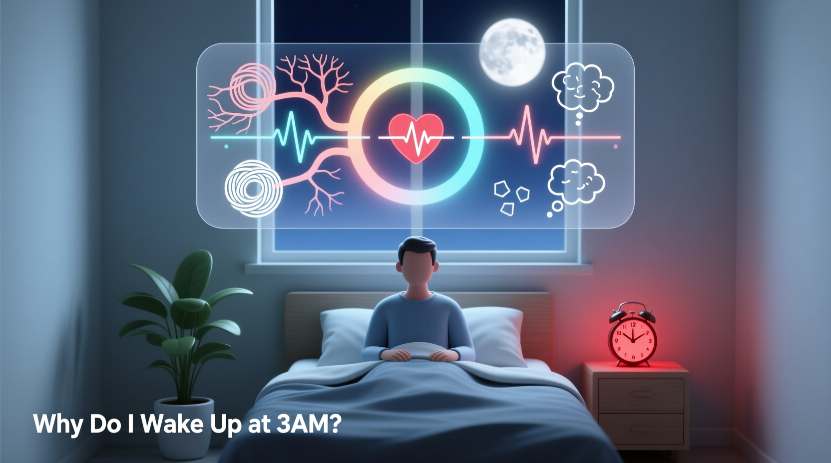 why do i wake up at 3am every night circadian rhythms and stress links