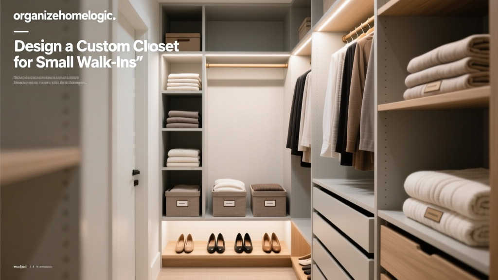 Design a Custom Closet for Small Walk-Ins