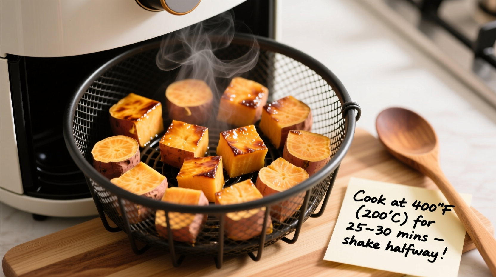 how long to cook sweet potatoes in air fryer