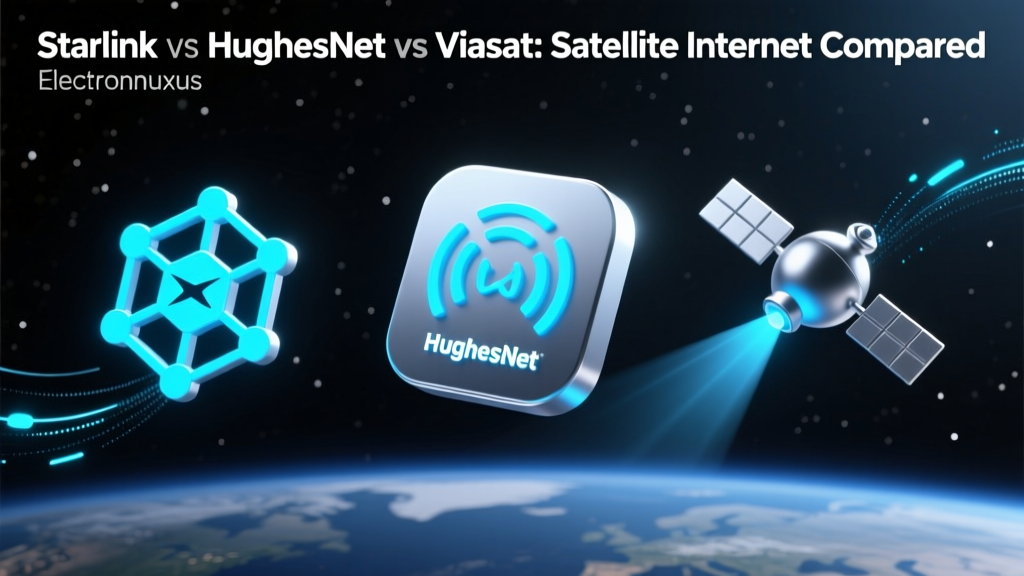 Starlink vs HughesNet vs Viasat: Satellite Internet Compared