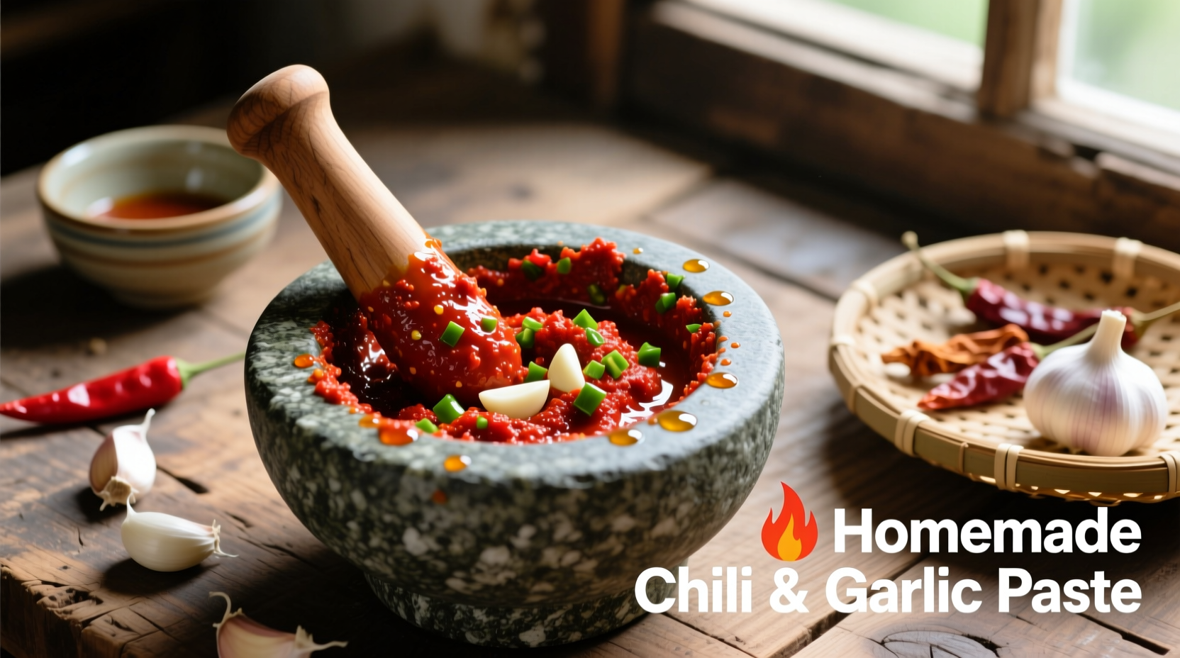 how to make chilli and garlic paste at home