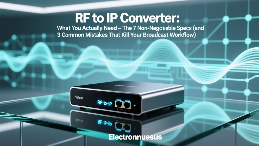 RF to IP Converter What You Actually Need: The 7 Non-Negotiable Specs (and 3 Common Mistakes That Kill Your Broadcast Workflow)