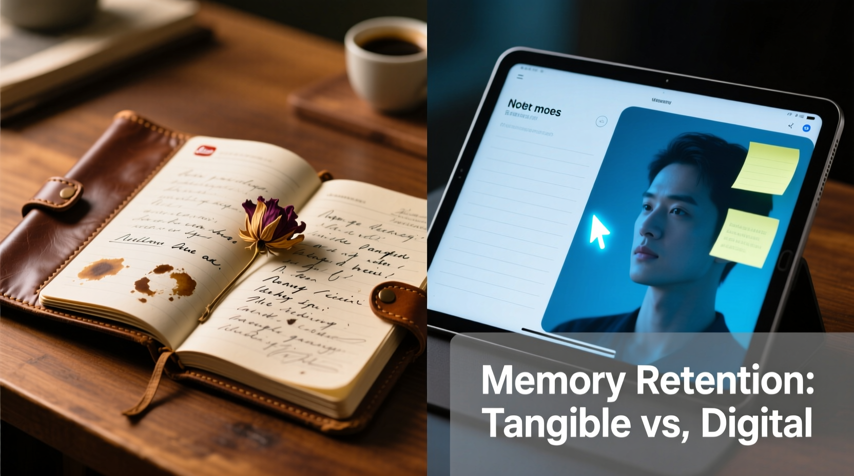 paper notebooks vs digital note apps for memory retention