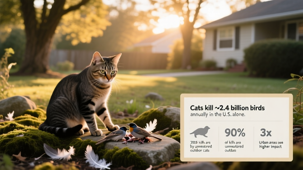 How Many Birds Do Cats Kill? Statistics & Facts (2025 Update)